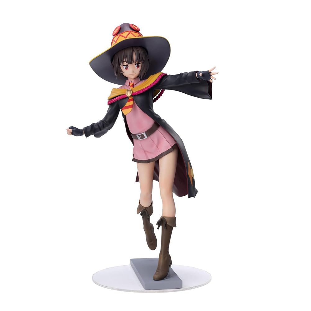 Megumin Anime Figura PVC 23 Cm - Statua In Posizione Di Incantesimo: La Maga Esplosiva Di Konosuba In Tutto Il Suo Splendore!