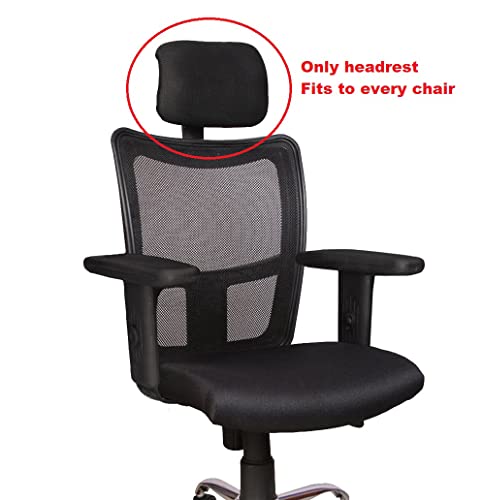 Image of GOYALSON Office Chair Headrest Visitor revolving Chair Head Rest Spare Parts Accessories Chair with nut Bolts and Key Easily fit to Every Chair