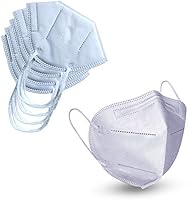 KN95 5-Ply Face Mask with Elastic Ear Loop, Individually packed in Poly bag, Adult, 5 Count