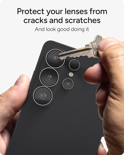Image of ZAGG Glass Elite Samsung Galaxy S26 Ultra Camera Lens Protector - Silver, Anti-Reflective, 5X Stronger Impact & Scratch Resistant Aluminosilicate Glass - Easy Installation, Smudge-Free Surface