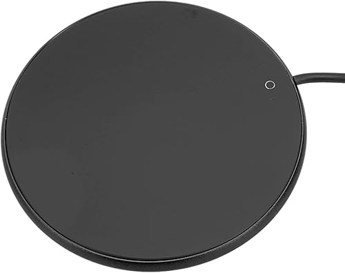 Miniatura 6 de Calentadores de café inteligentes, temperatura constante, 3 niveles para escritorio, oficina, cera para velas (Negro)