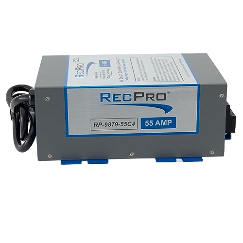 image for RecPro RV Converter 55 Amp | RV Power Converter & Battery Charger | 4 