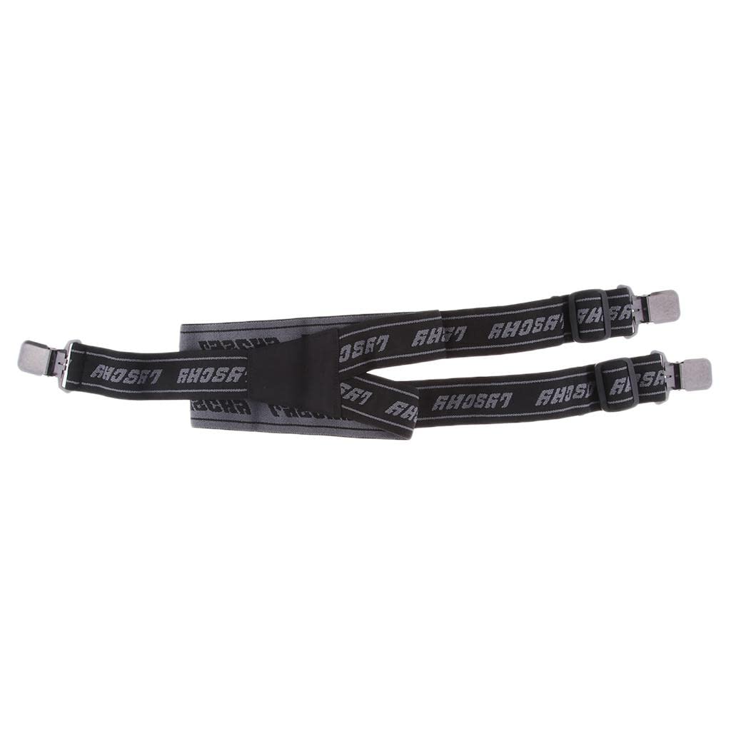 ATORSE Y-Back Shape Adjustable Straps Clip-On Elastic Pant Suspenders Black L-picture-29