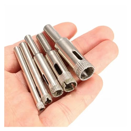 Juego de 5 Brocas de Diamante 5-12mm para Vidrio y Mármol miniatura 5