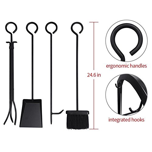 Homezone® Firewood Log Rack - Stylish Alloy Steel Weather Resistant Metal Log Storage - Fireplace Wood Stacking Holder for Indoor Outdoor Use - Sturdy Metal Wood Storage Stand with Tools Accessories Homezone® Firewood Log Rack - Stylish Alloy Steel Weather Resistant Metal Log Storage - Fireplace Wood Stacking Holder for Indoor Outdoor Use - Sturdy Metal Wood Storage Stand with Tools Accessories