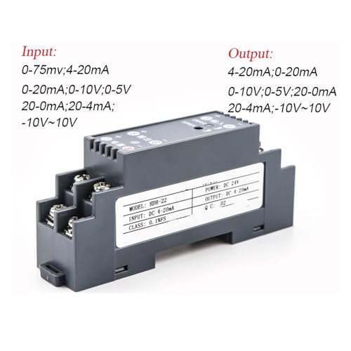 Transmetteur d'isolation 0-10V anti-interférence pour courant continu 4-20mA