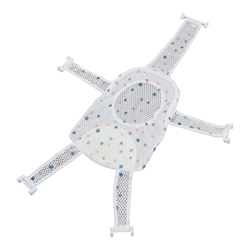 Image of Baby Bath Seat Support Net Adjustable Versatile Infant Bathtub Sling Shower Mesh for Infant (Star)