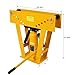 LuckyNote 16 Ton Pipe Tube Bender Manual Hydraulic, Piping Bending Exhaust Tube Fabric w/8 Dies(1/2,3/4,1,1-1/4,1-1/12,2,2-1/2,3) Adjustable Rollers 90-180 Degree Bend Steel Iron Metal,yellow