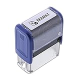 stempel-fabrik – “BEZAHLT” Selbstfärbestempel – Lagertextstempel zur Kennzeichnung von Rechnungen und anderen Dokumenten – präziser Textstempel ideal für Buchhaltung & Co (47 x 17 mm | 1 Zeile)
