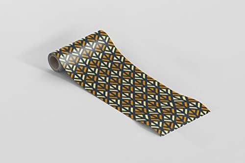 Premium Spring Geometric - Removable Wallpaper Border - Peel and Stick Paint