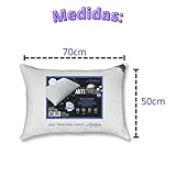Travesseiro Antistress 50 x 70 cm Branco - Altenburg glide