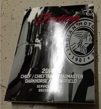 Paperback 2014 2015 2016 Indian Chieftan Chief Roadmaster Service Shop Repair Manual New Book