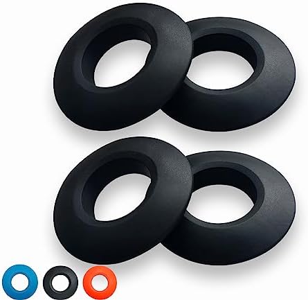 Lorsum 4Pcs Kayak Paddle Drip Rings, Rubber Canoe Paddle Drip Ring, Universal Fit Your Kayak Paddle Shaft, Paddle Accessories Replacement