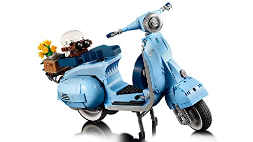 LEGO Icons Vespa 125 Scooter, Vintage Italian Iconic Model Building Kit, Home Decor Display Set for Adults, Relaxing Creative Hobbies, Gift Idea for Men, Women, Husband, Wife, Him or Her 10298