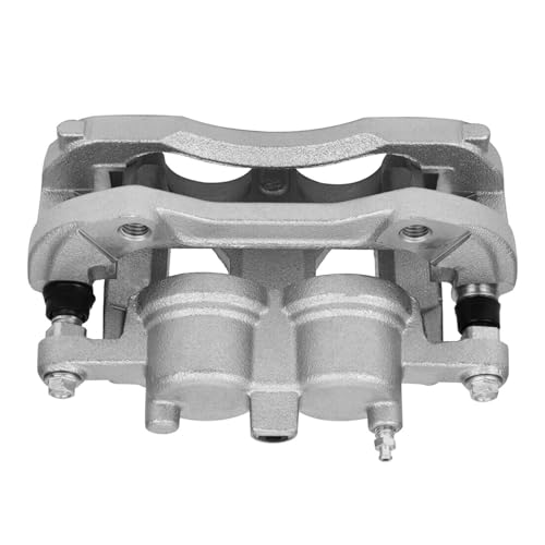 Image of Detroit Axle - Front 2pc Brake Calipers for 2006-2011 Buick Lucerne | 2006-2013 Chevrolet Impala, 2006-2007 Monte Carlo, 2 Disc Brake Calipers w /Bracket Replacement