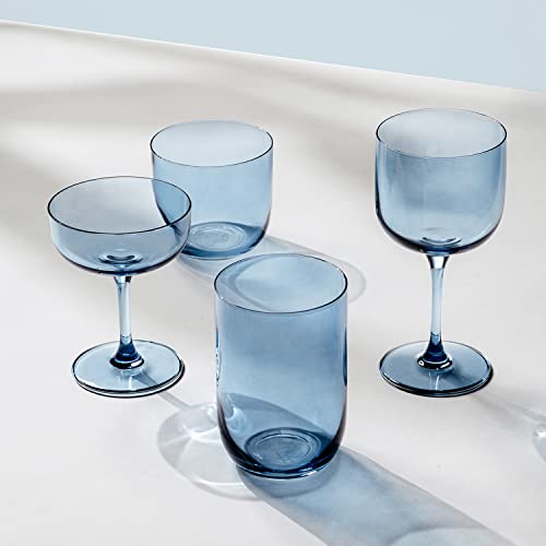 like. by Villeroy & Boch - Like Ice Water Glass Set 2 pces, Coloured Glass ice Blue, Capacity 280 ml, Average - Image 3