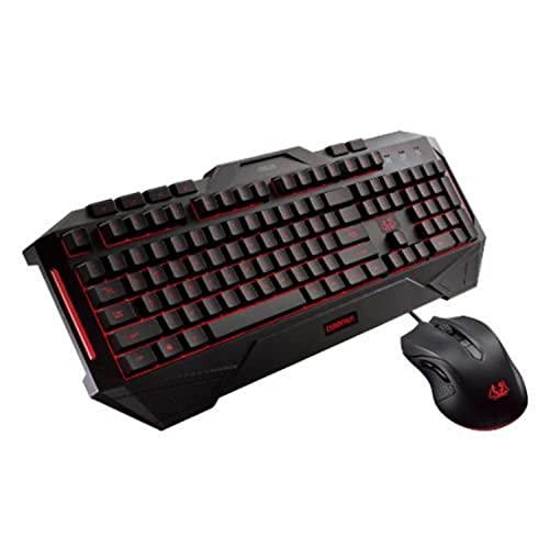Teclado para juegos ASUS Cerberus con retroiluminación LED y ratón ambidiestro preciso