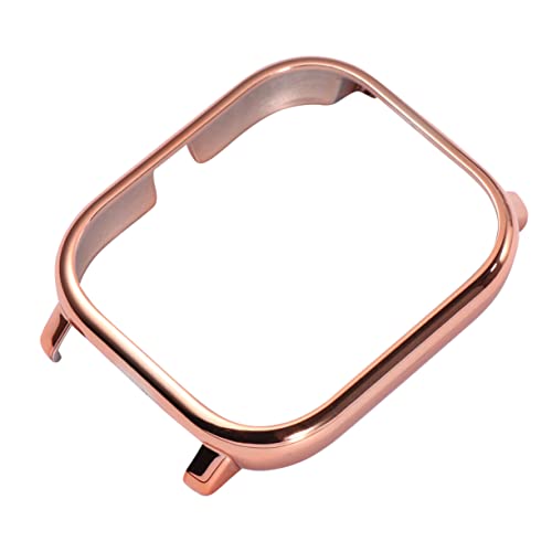 Funda para reloj inteligente Mikikit rosa dorado carcasa protectora resistente a arañazos