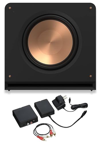 Image of Klipsch RP-1600SW 1600W Subwoofer with 16 Inch Cerametallic Driver with a Klipsch WA-2 Wireless Subwoofer Kit (2023)