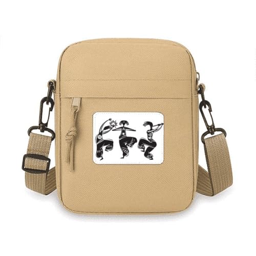 Sac pour téléphone portable Mexico Totems idée cadeau originale flûte