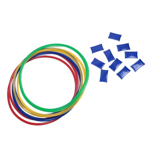 Generic Juego de Aros de Entrenamiento Sensorial para Niños de 18,9 Pulgadas Que Mejoran el Ejercicio de Atención para Niños Anillos y Conectores de Plástico para el Hogar - imagen 9