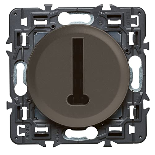 Legrand Céliane 099545 Telephone Plug Black, Graphitegray