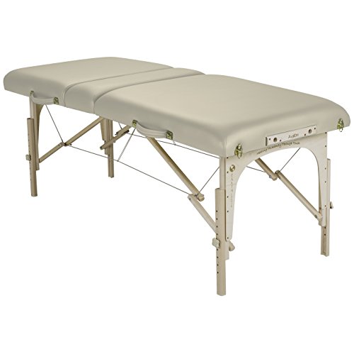 Image of EARTHLITE Portable Massage Table Package AVALON - Reiki Endplate, Premium Flex-Rest Face Cradle & Strata Cushion, Carry Case (30 inchx73 inch)