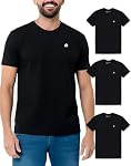 INTO THE AM Mens T Shirt with Logo - Short Sleeve Crew Neck Soft Fitted Tees S - 4XL Fresh Classic Basic Tshirts