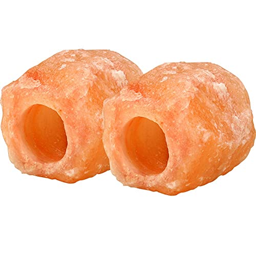 Maotopcom 2 Pack Himalayan Salt Candle Holders For Tealight Candle, Home Decoration #TOP28