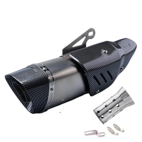 Silencieux d'échappement 51mm en acier inoxydable durable pour moto Ninja
