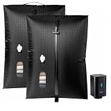 Lot de 2 Sac de Rangement Sous Vide pour Voyage, 30L Capacité, Compression...