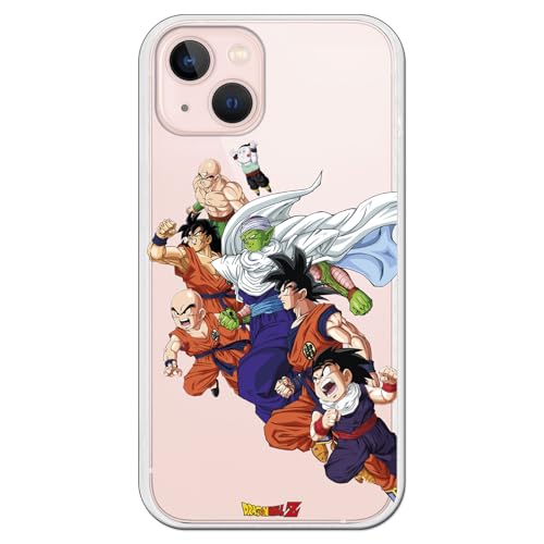 Custodia flessibile compatibile per iPhone 15 con personaggi di Dragon Ball