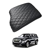 Autorder Center Console Cover for Hyundai Palisade 2020 2021 2022 2023 2024 2025 2026 Accessories Armrest Cover Anti-Scratch Middle Console Pad Leather Armrest Cushion Protector Black