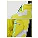 YZZAEEBO Unisex Men Fashion Punk Anime Yellow Jacket Cosplay Costume Zipper Motorcycle Coat Streetwear Halloween Outfits (L,Set)
