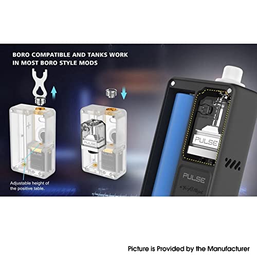 Original Vandy Vape PULSE AIO Kit 80W Box MOD 5ML Pod Cartridge 3.7ML DIY  RBA Pod Vandyvape VVC Electtonic Cigarette Vaporizer (Azul esmerilado) :  Amazon.es: Electrnica