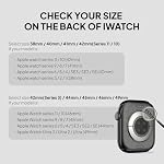 4 Pack Stretchy Solo Loop Compatible with Apple Watch Bands Women Men - Image 3