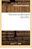  Discours académiques