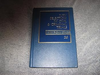 Paperback Jury selection in civil and criminal trials Book