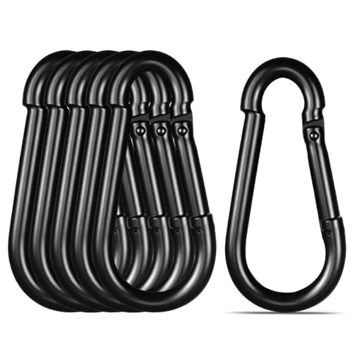 High-PQ 6PCS 4IN(M10) Galvanized Steel Carabiner Clip Spring Snap Hook