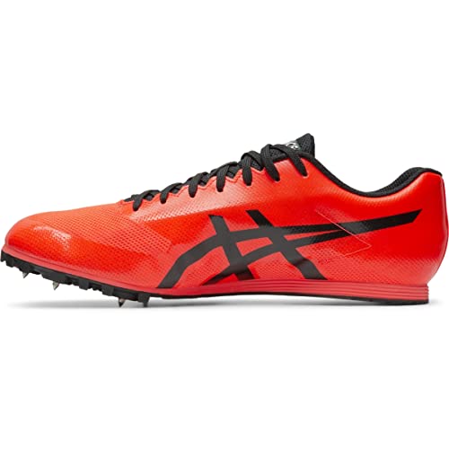 ASICS Unisex Hyper LD 6 Track & Field Shoes, 12, Sunrise RED/Black