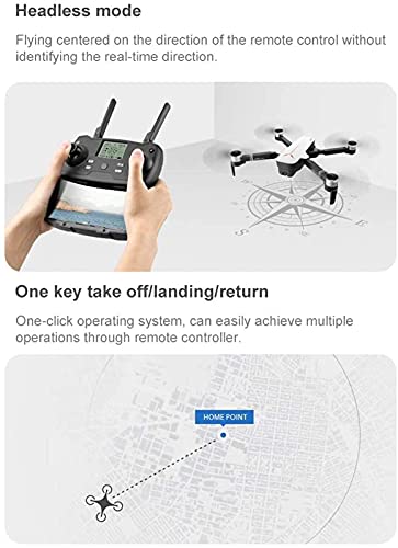 GPS-Drohne mit 4K-Kamera für Erwachsene, 5G WiFi Brushless RC-Drohne, Optische Flusspositionierung, Headless-Modus, Höhenhaltung, Follow Me Faltbarer RC-Quadcopter mit Handtasche – Bild 7