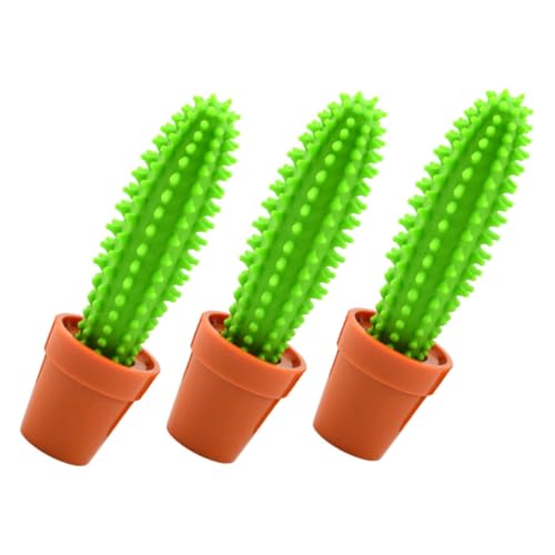 Bolígrafos de cactus neutros con agarre cómodo para oficina y uso diario, pack de 3 unidades
