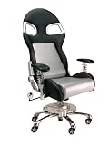 Pitstop Furniture F08000S LXE Office Chair, Silver