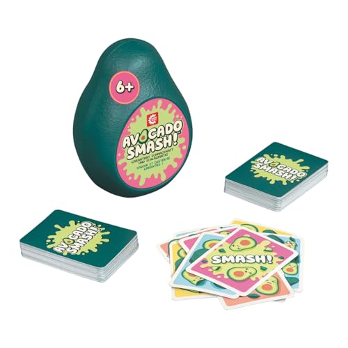 Game Factory Avocado Smash 646236 - Juego de Cartas rápido para Amigos y Familia, a Partir de 6 años, Color Verde