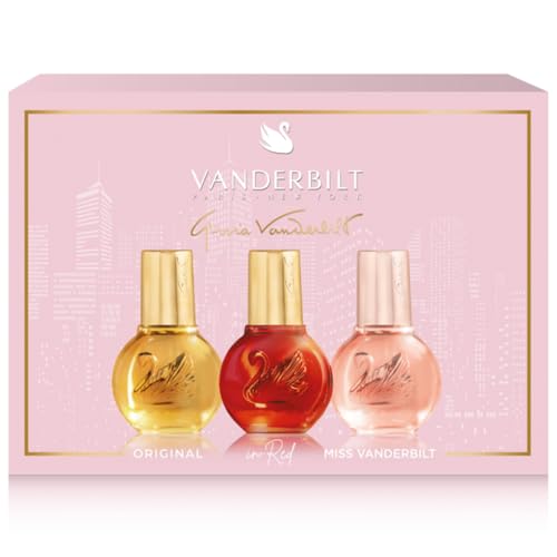 Gloria Vanderbilt Discovery Set de Perfume para Mujer Nº 1 Rojo, Cada 30 ml de Eau de Parfum, Set de Regalo para Mujeres