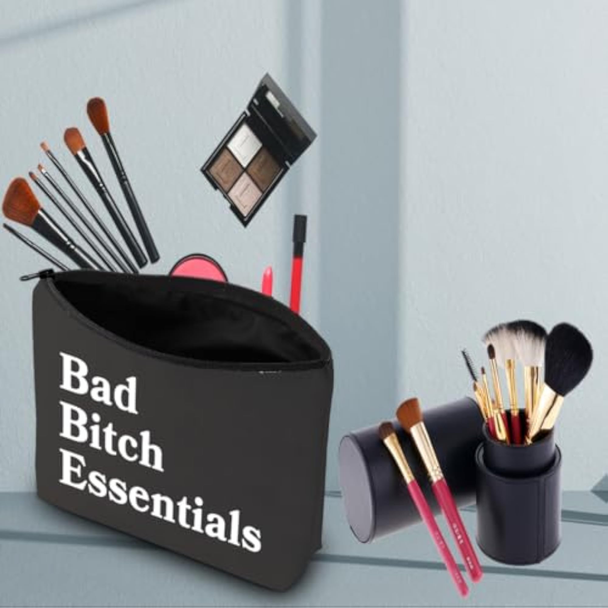 Funny Sarcastic Cosmetic Bag, Boss Lady Gift