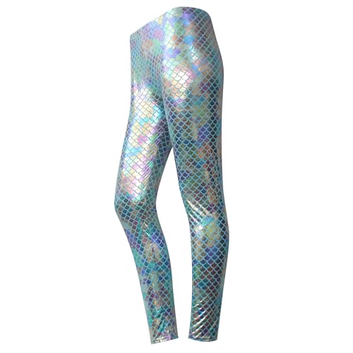 Legging d'écailles de sirène Wildarms premium imprimé poisson - 4