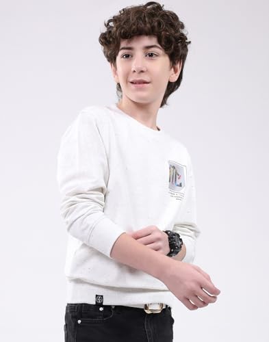 Image of Monte Carlo Boys Printed Regular Fit Round Neck Full Sleeve T-Shirt | Comfortable Kids wear | Fun Printed Style | Soft Cotton Casual Outfit | Full Sleeve T-Shirt for Boy's