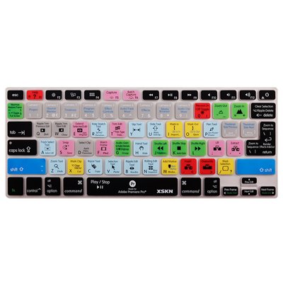 Adobe Premiere Keyboard Silicone Skin Cover For Macbook Air 13, Pro 13, 15, 17 And Wireless Keyboard #TOP23