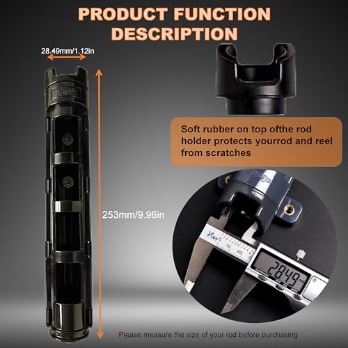 Suporte de vara de pesca de bicicleta - As varas de pesca estão presas com segurança à bicicleta - s